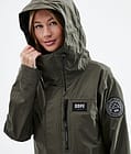 Dope Blizzard Light W Full Zip Veste Randonnée Femme Olive Green, Image 5 sur 10