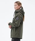 Dope Blizzard Light W Full Zip Veste Randonnée Femme Olive Green, Image 6 sur 10