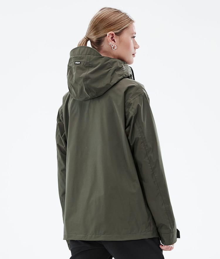 Dope Blizzard Light W Full Zip Veste Randonnée Femme Olive Green, Image 7 sur 10
