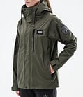 Dope Blizzard Light W Full Zip Veste Randonnée Femme Olive Green, Image 8 sur 10