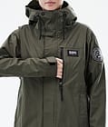 Dope Blizzard Light W Full Zip Veste Randonnée Femme Olive Green, Image 9 sur 10