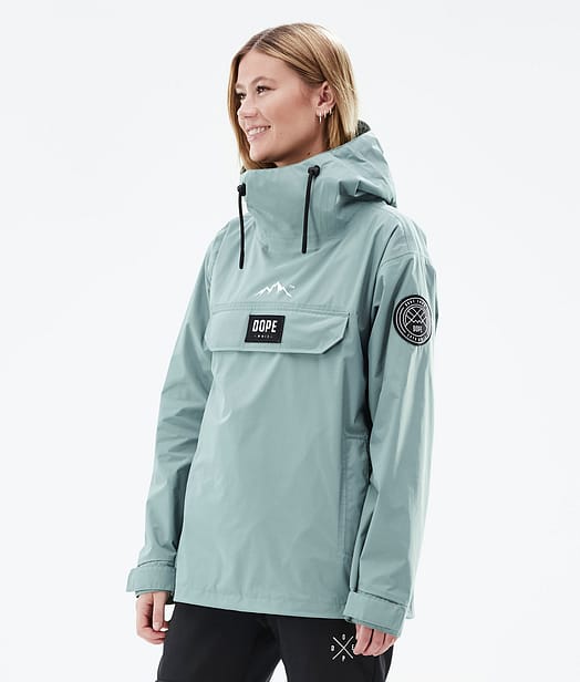 Dope Blizzard Light W Giacca Outdoor Donna Faded Green