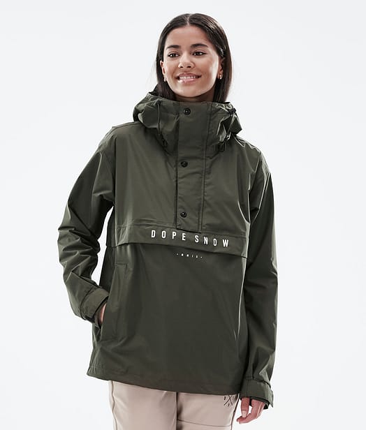 Dope Legacy Light W Outdoor Jacket Women Olive Green