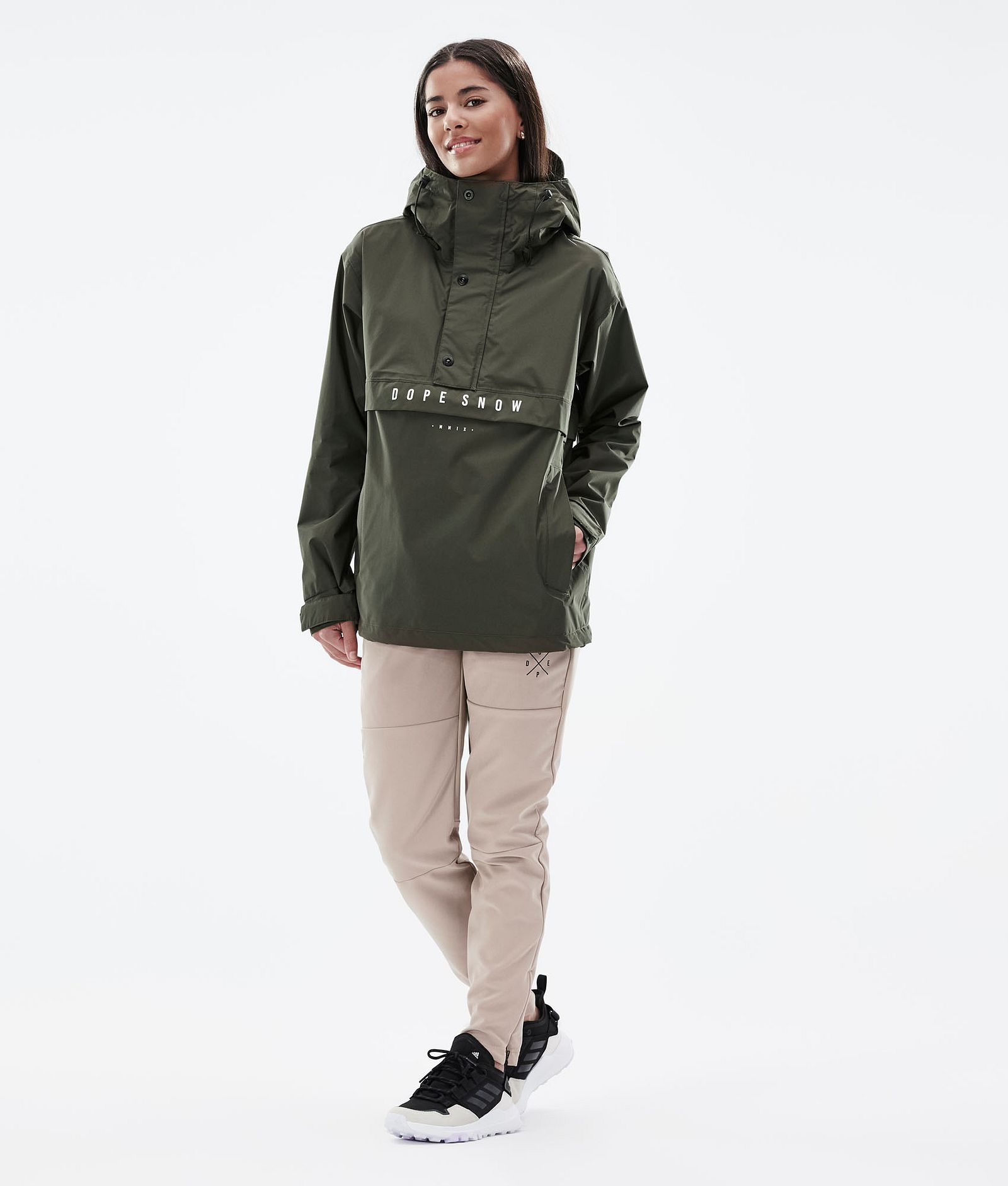 Dope Legacy Light W Jakke Dame Olive Green, Billede 3 af 9