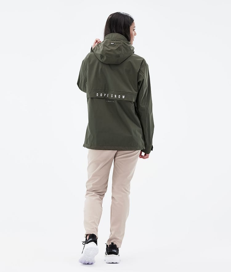 Dope Legacy Light W Jakke Dame Olive Green, Billede 4 af 9