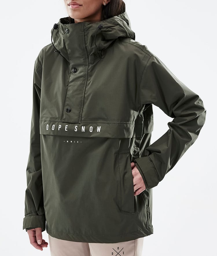 Dope Legacy Light W Jakke Dame Olive Green, Billede 8 af 9