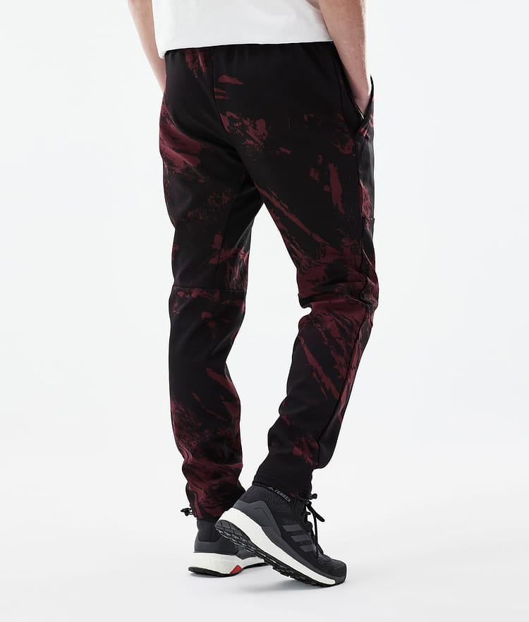 Dope Nomad Pantaloni Outdoor Uomo Paint Burgundy, Immagine 2 di 9