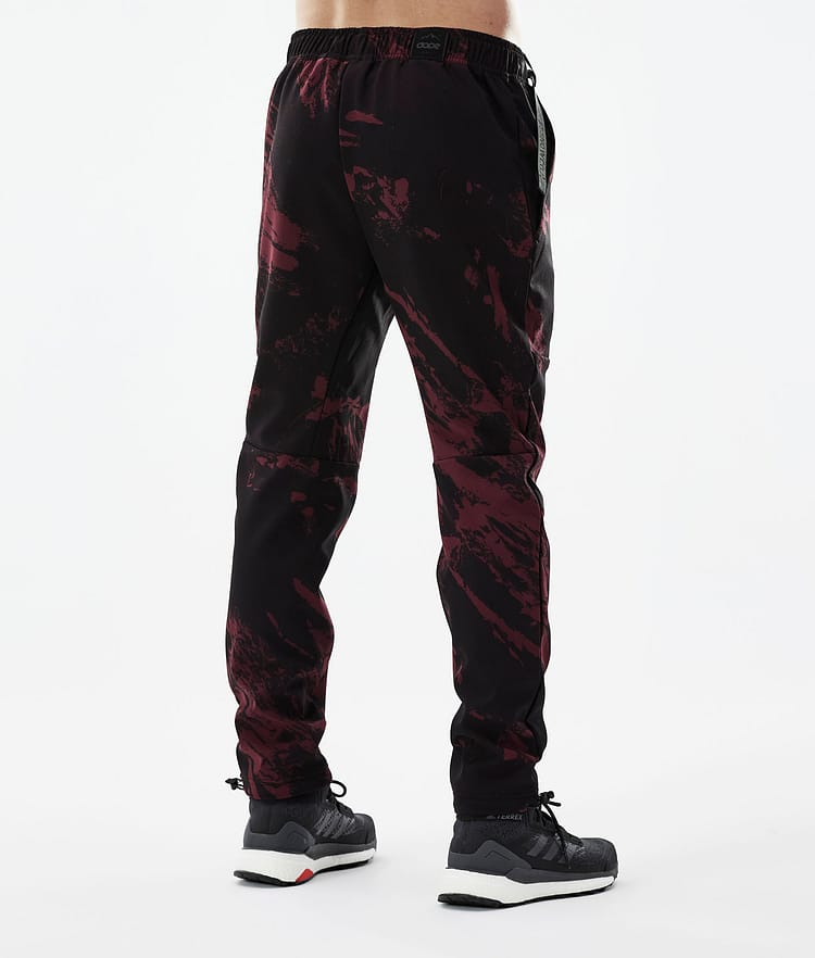 Dope Nomad Outdoor Pants Men Paint Burgundy