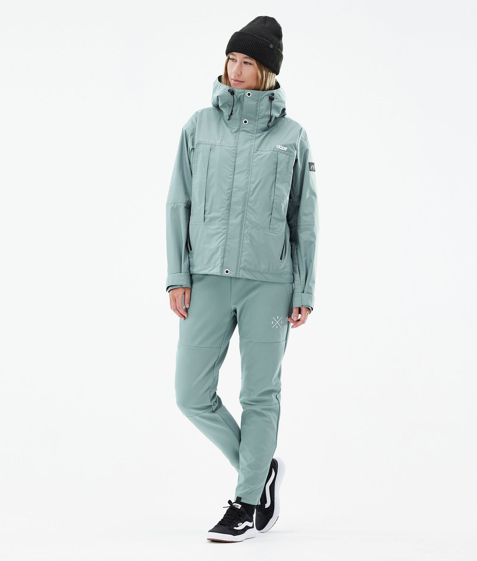 Dope Nomad W Pantalon Randonnée Femme Faded Green Renewed, Image 3 sur 9