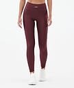 Dope Lofty Leggings Femme Burgundy