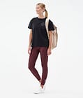 Dope Lofty Leggings Mujer Burgundy, Imagen 3 de 7