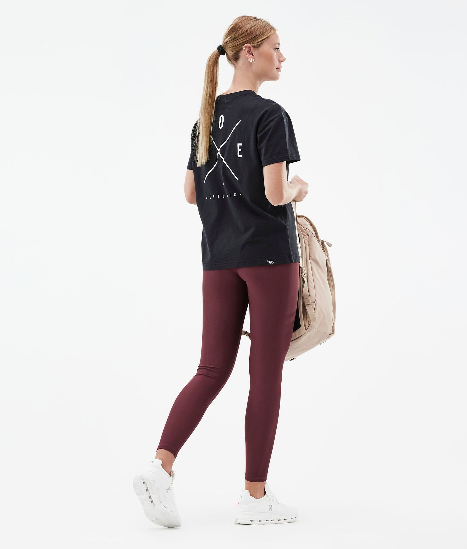 Dope Lofty Leggings Donna Burgundy, Immagine 4 di 7