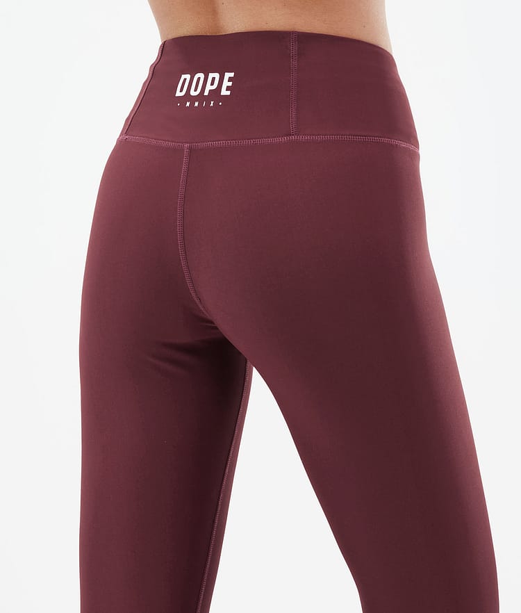 Dope Lofty Leggings Femme Burgundy, Image 6 sur 7