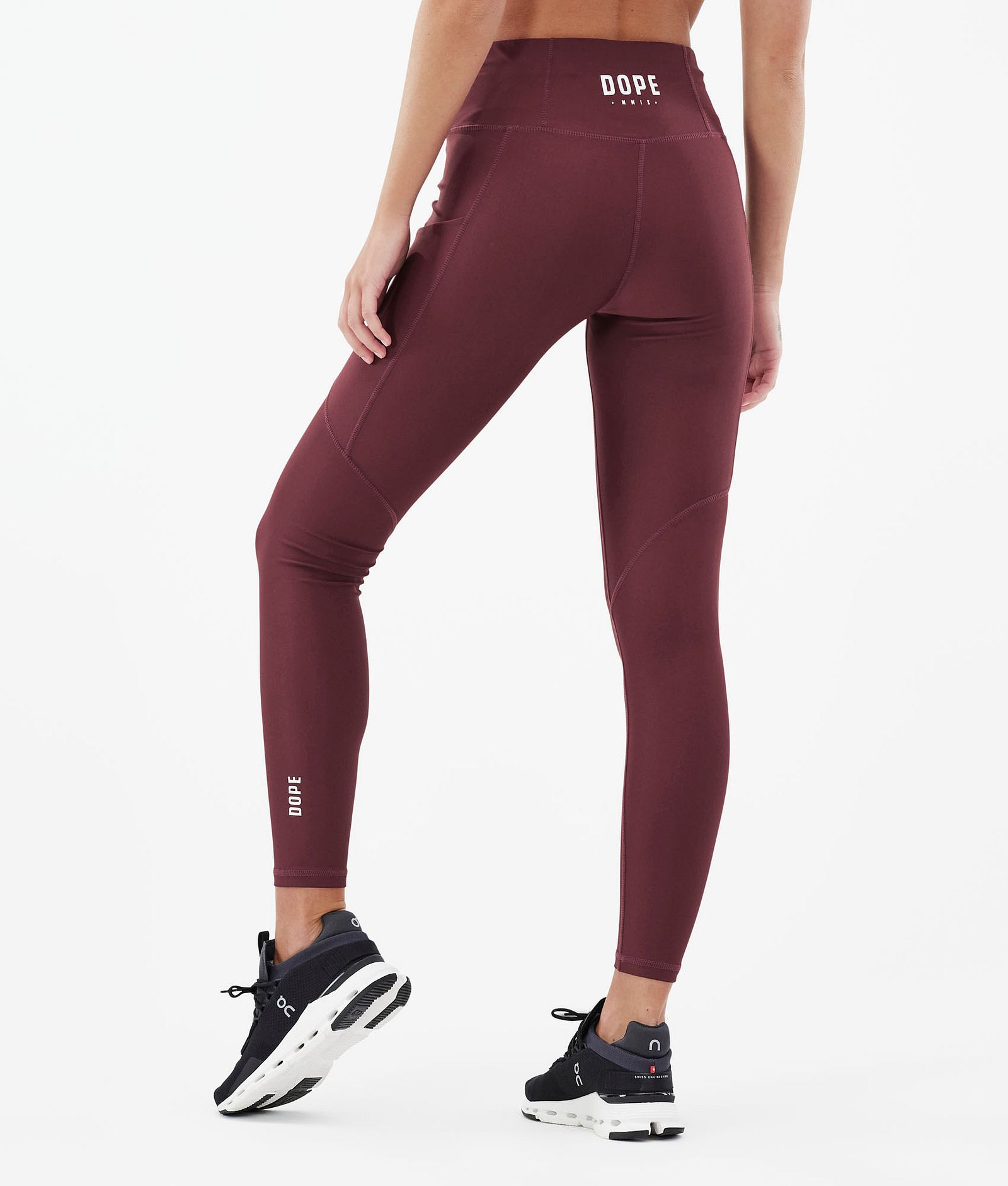 Dope Lofty Tech Leggings Women Burgundy, Image 2 of 8