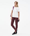 Dope Lofty Tech Leggings Women Burgundy, Image 3 of 8