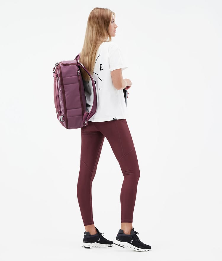 Dope Lofty Tech Leggings Women Burgundy