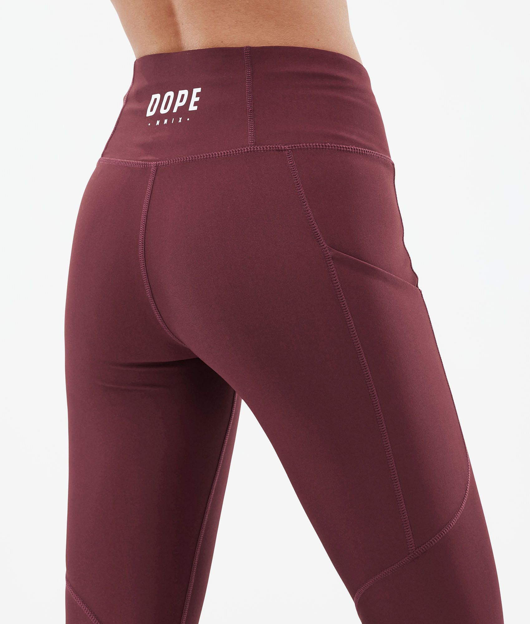 Dope Lofty Tech Leggings Mujer Burgundy Color Burdeos