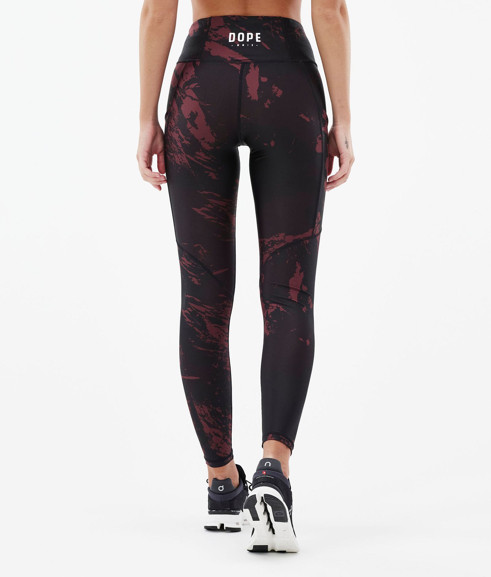 Dope Lofty Tech Leggings Donna Paint Burgundy, Immagine 2 di 8