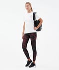 Dope Lofty Tech Leggings Donna Paint Burgundy, Immagine 3 di 8