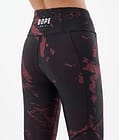 Dope Lofty Tech Leggings Donna Paint Burgundy, Immagine 7 di 8