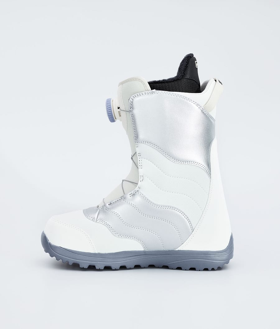 Burton Mint Boa Boots Snowboard Femme Stout White/Glitter