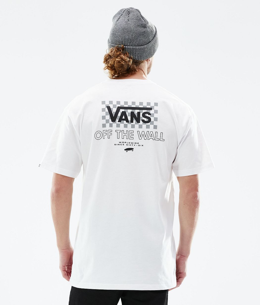 Vans Checker DNA T-shirt Heren White