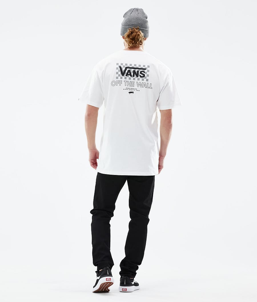 Vans Checker DNA T-shirt Homme White