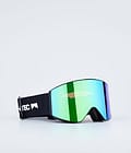 Montec Scope 2021 Goggle Lens Ecran de remplacement pour masque de ski Tourmaline Green Mirror