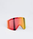 Montec Scope 21 Goggle Lens Snow Vervangingslens Heren Ruby Red Mirror