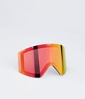 Montec Scope 2021 Goggle Lens Náhradní Skla na Lyžařské Brýle Ruby Red Mirror