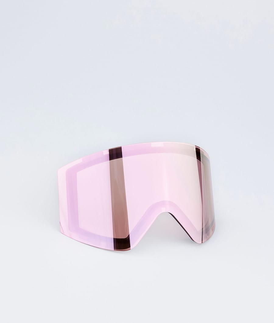 Montec Scope Goggle Lens Snow Vervangingslens Heren Pink Sapphire Mirror