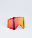 Dope Sight 21 Goggle Lens Snow Vervangingslens Heren Red Mirror