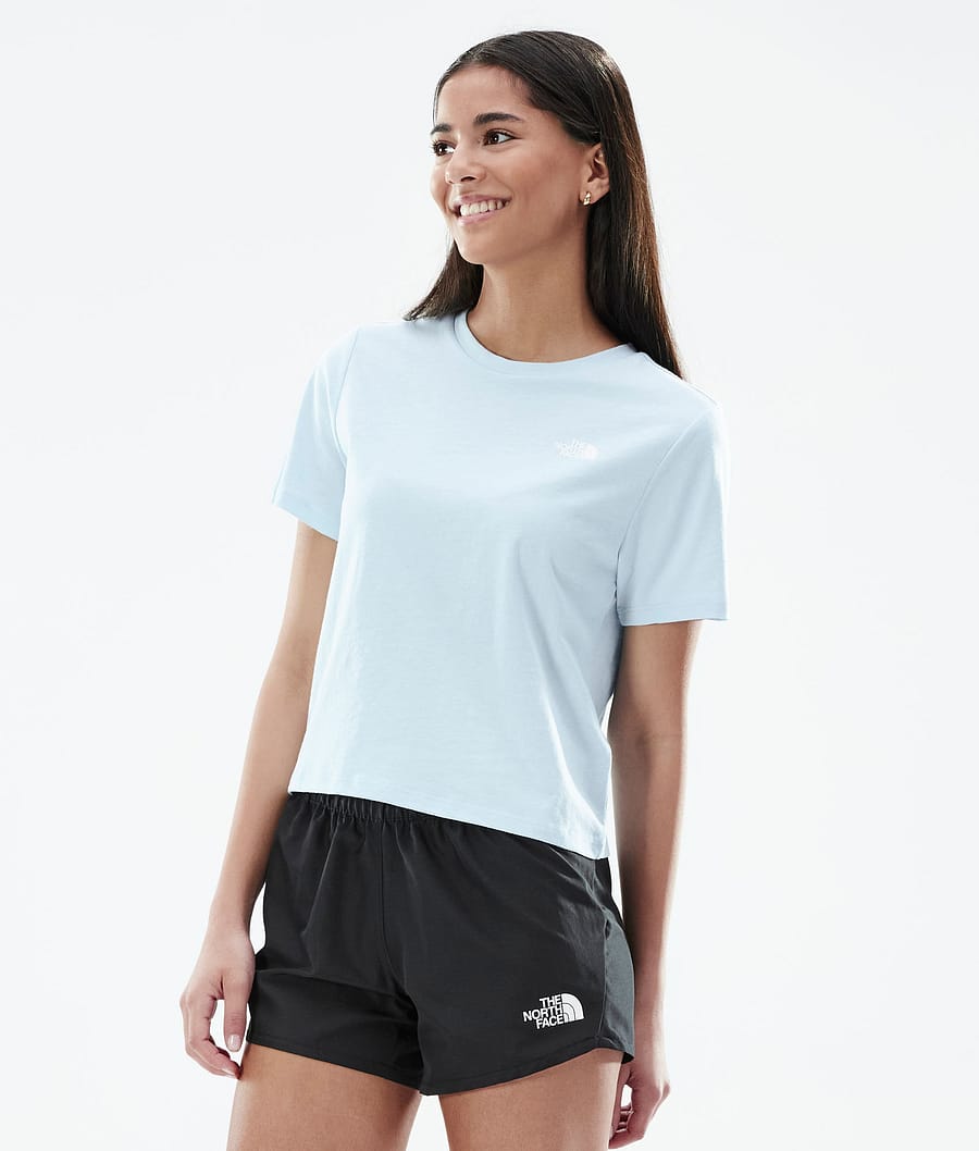 The North Face Foundation Crop T-shirt Beta Blue