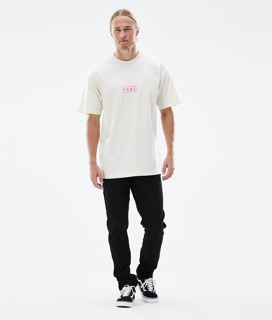 Vans Classic Easy Box T-shirt Homme Antique White/Pink Glo