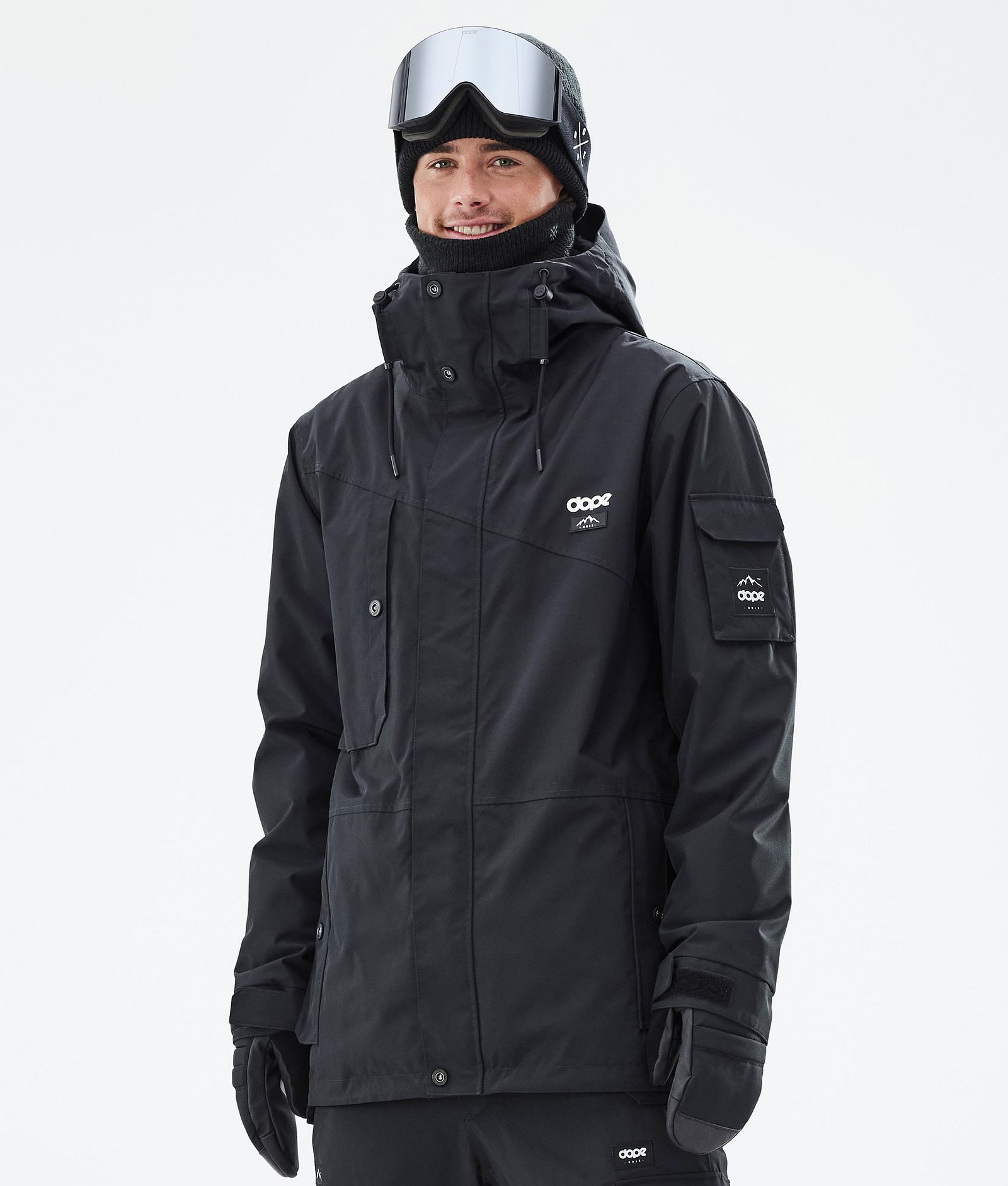 Dope Adept Snowboard Jacket Men Blackout Renewed, Image 1 of 9