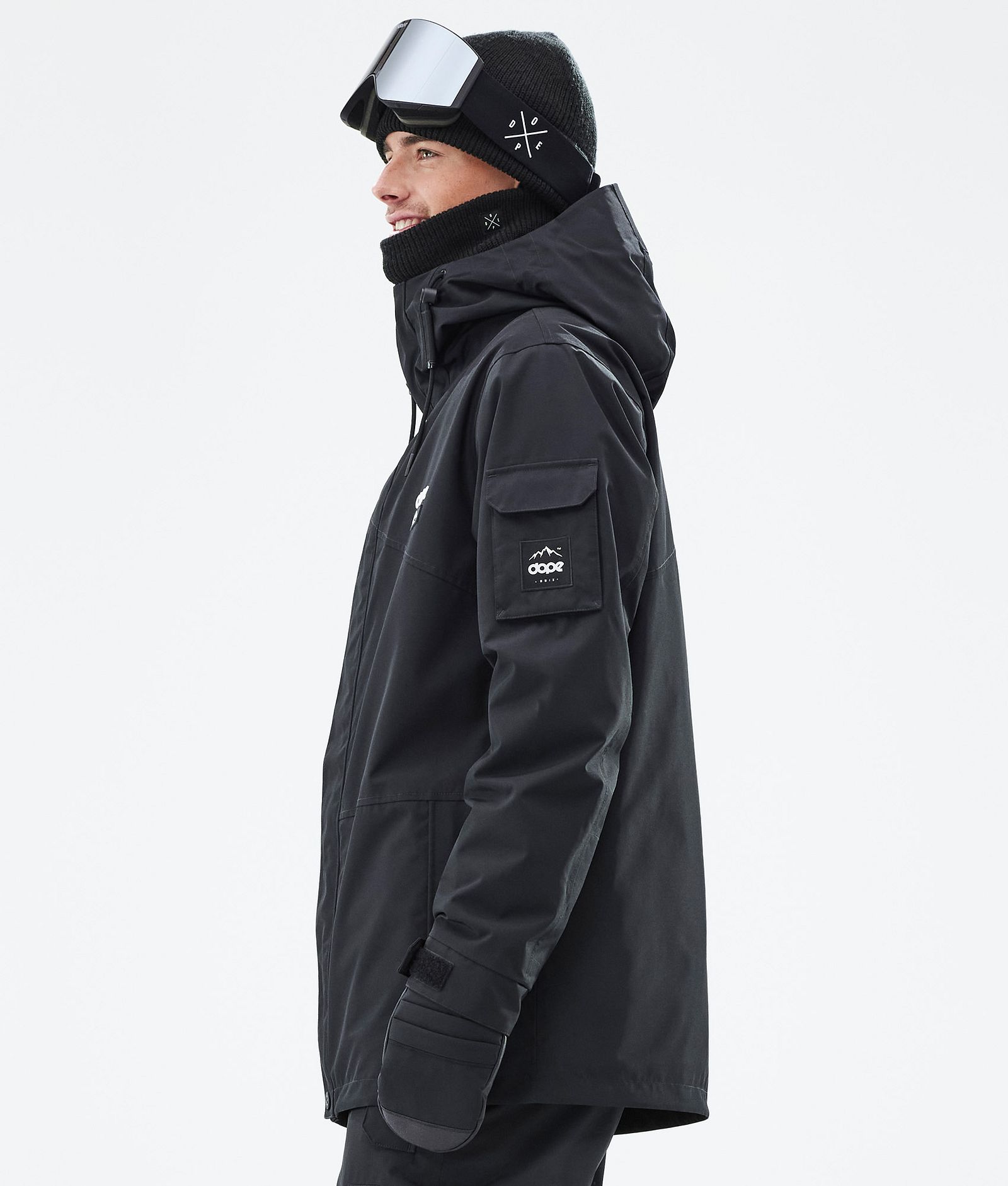 Dope Adept Snowboard Jacket Men Blackout Renewed, Image 5 of 9