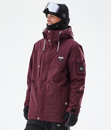 Dope Adept Giacca Snowboard Uomo Burgundy