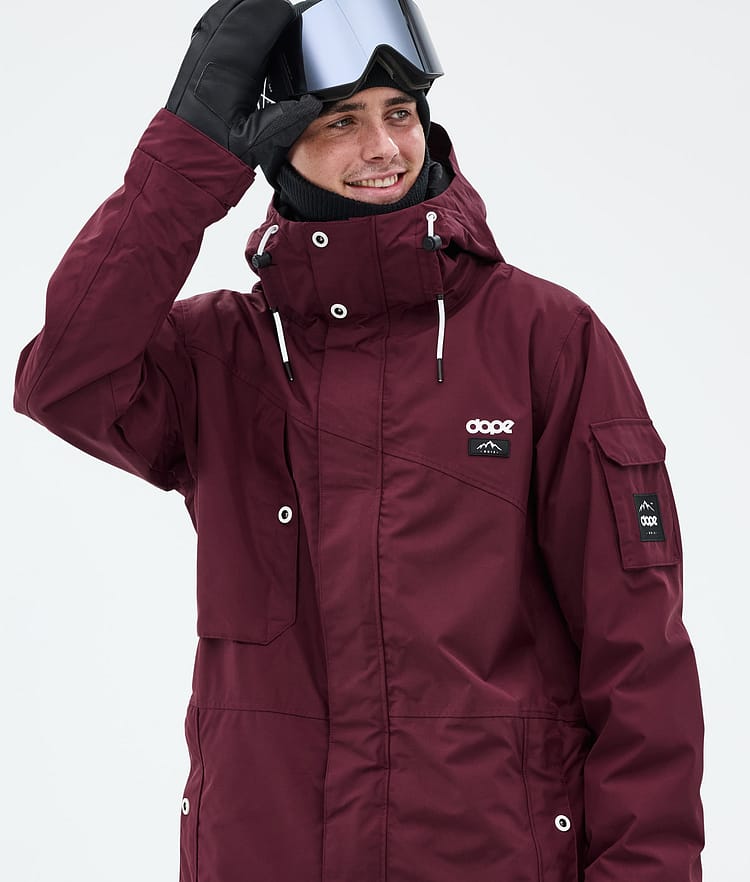 Dope Adept Ski Jacket Men Burgundy, Image 2 of 10