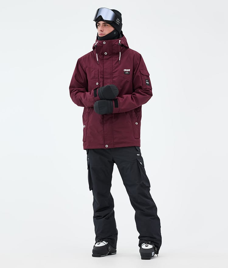 Dope Adept Ski Jacket Men Burgundy, Image 3 of 10