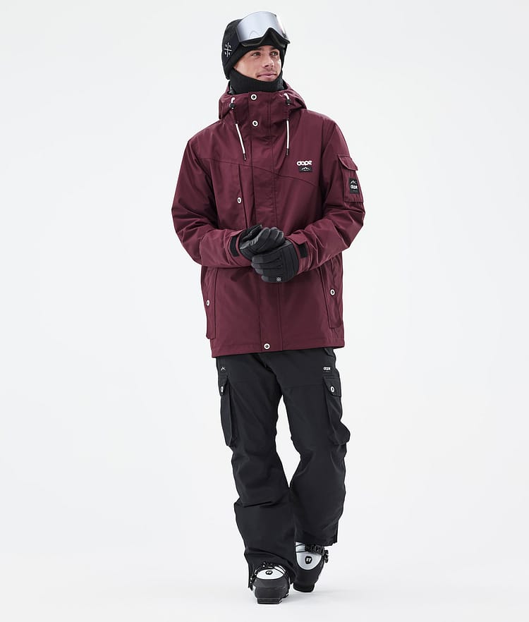 Dope Adept Ski Jacket Men Burgundy