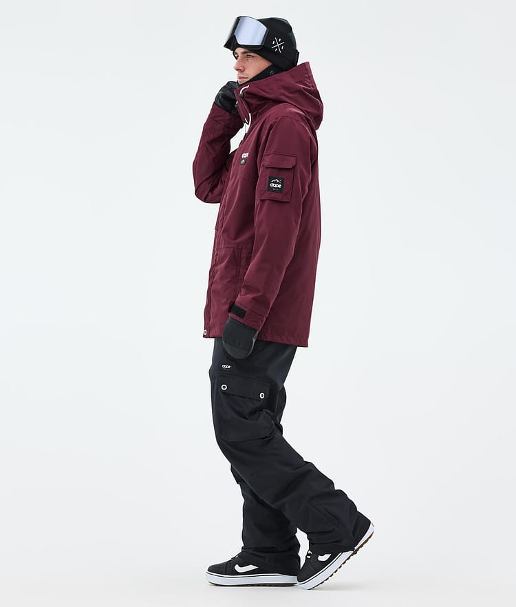 Dope Adept Snowboard jas Heren Burgundy, Afbeelding 4 van 10
