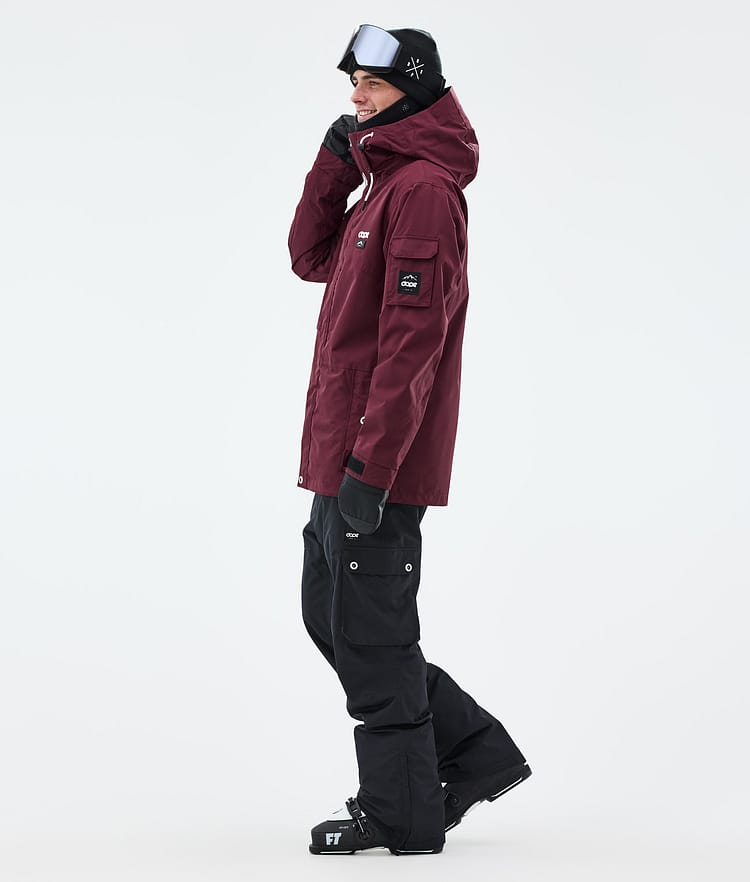 Dope Adept Ski Jacket Men Burgundy, Image 4 of 10