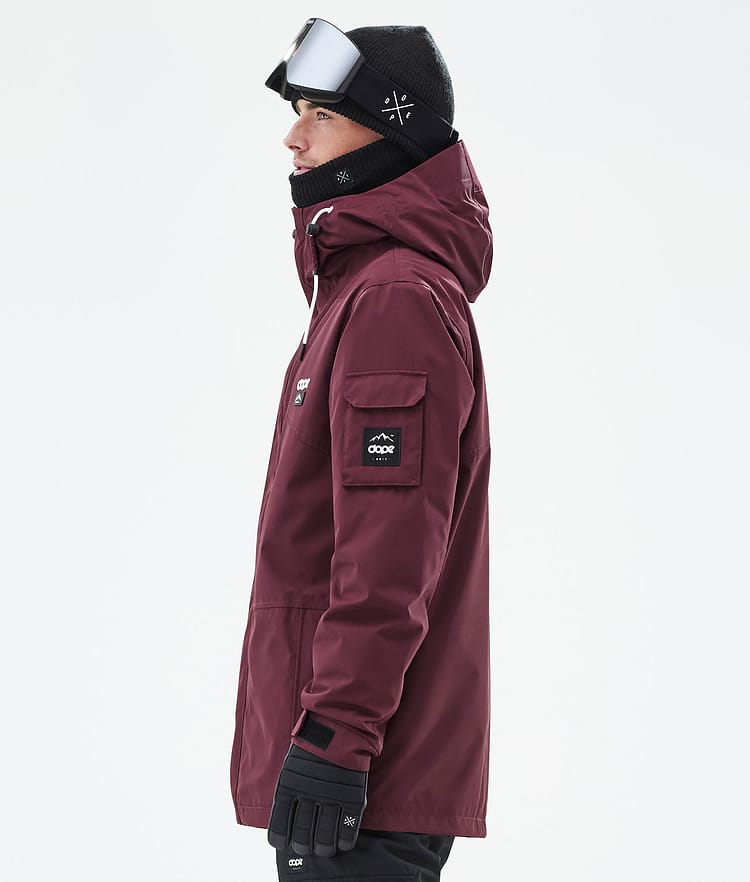 Dope Adept Ski Jacket Men Burgundy