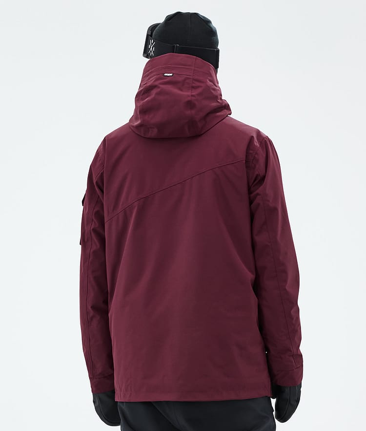 Dope Adept Ski Jacket Men Burgundy, Image 7 of 10