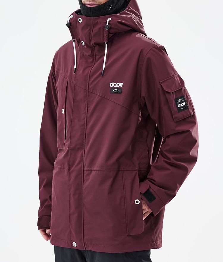 Dope Adept Ski Jacket Men Burgundy