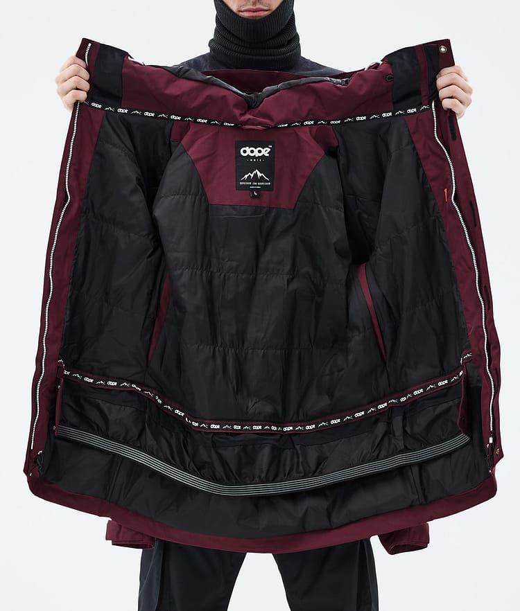 Dope Adept Giacca Snowboard Uomo Burgundy, Immagine 10 di 10