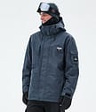 Dope Adept Snowboard Jacket Men Metal Blue