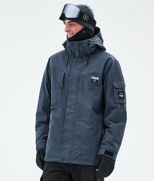 Dope Adept Ski Jacket Men Metal Blue