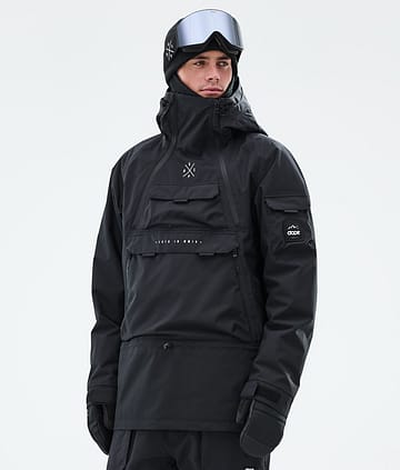 Dope Akin Lyžařská Bunda Pánské Black