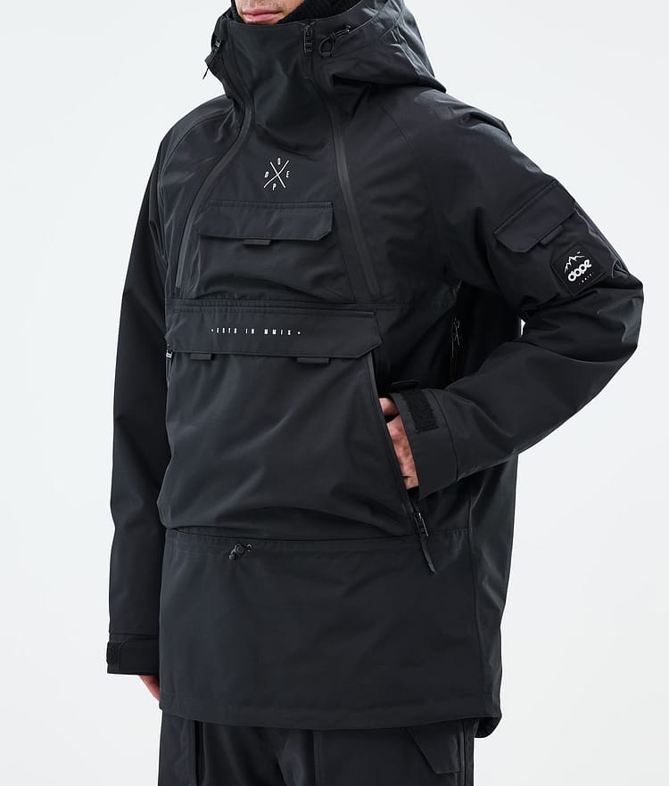 Dope Akin Snowboard Jacket Men Black Renewed, Image 8 of 10